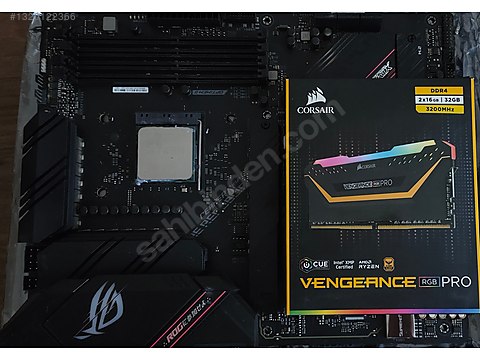 AMD Ryzen 5600x + ASUS B550-F GAMING + CORSAIR Vengeance 32GB on