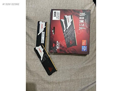 PATRIOT VIPER VENOM 5600mhz 2x16gb ram ddr5 sahibinden.comda