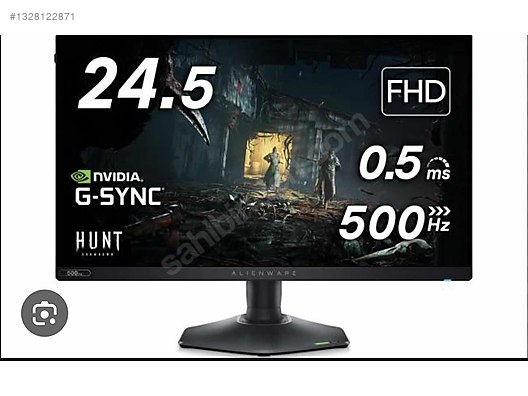 Alienware aw2524hf 500hz 0.5ms 24.5inch monitör sahibinden.comda