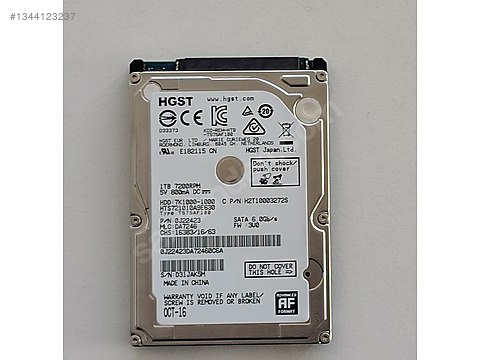 HITACHI TRAVELSTAR 7K1000 HTS721010A9E630 SATA 3.0 7200 RPM 2.5