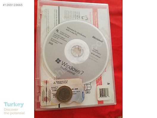 Windows 7 professionel DVD 64bit ingilizce.. sahibinden.comda
