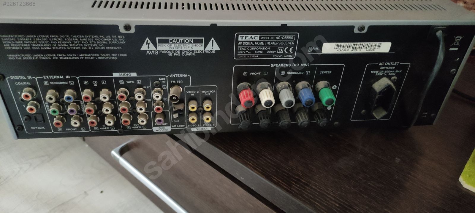 Teac ev anfisi made in japon cok iyi kondisyonda Teac Entegre Amfiler