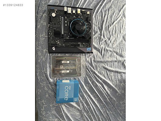 i3 12100f / msi h610m-e / gskill 2x8 3200mhz ram sahibinden.comda