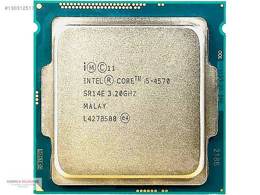 Intel Core i5-4570 İşlemci 6M Cache Turbo 3.60 GHz sahibinden