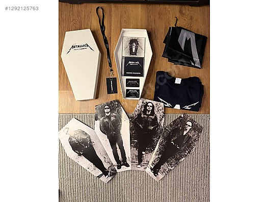 Metallica Death Magnetic Coffin Box (Özel Seri) %100 Orijinal