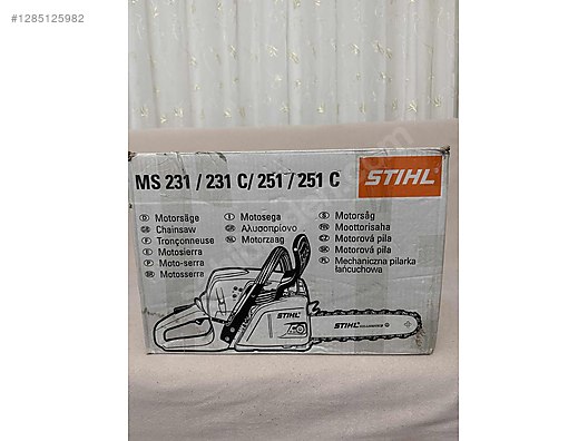 stıhl Ms251 orijinal alman sahibinden.comda - 1285125982
