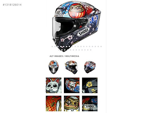 Shoei X-Fifteen Marquez Motegi5 - Kapalı Kasklar Uygun