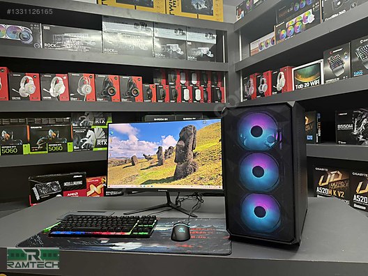 Toplama / Ryzen 5 7500F Rtx 5060 16Gb DDR5 960Gb SSD 24.5'' 260Hz
