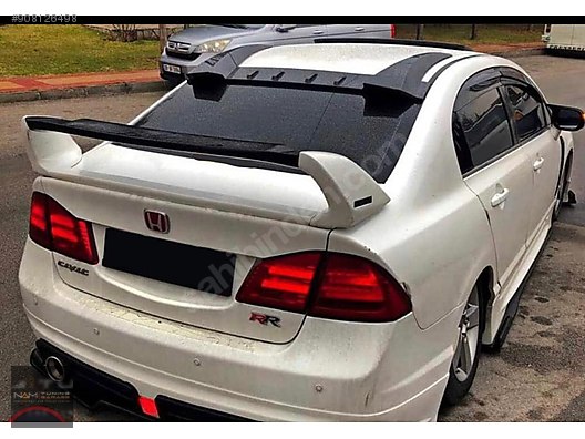 Cars Suvs Exterior Accessories Honda Civic Fd6 Mugen Rr Spoiler 4 Parca Abs Plastik At Sahibinden Com