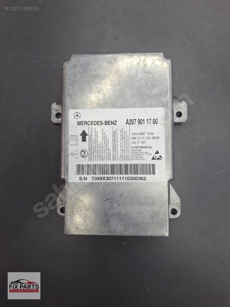 Mercedes E Airbag Beyni