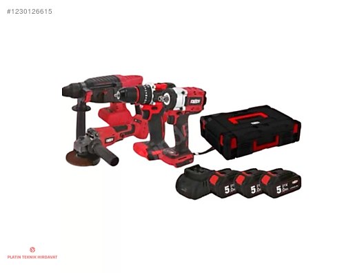 ルヴィ 4点セット ATLAS 4lü KOMBO ŞARJLI SET - Sıfır Elektrikli Matkap İlanları