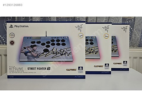 Leshar Controller Razer Kitsune Arcade Controller - Street Fighter 6 Chun-Li Edit ...