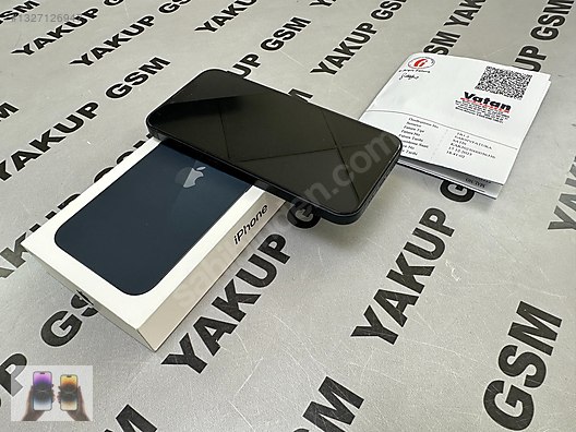 Apple / iPhone 13 / İPHONE 13 128 GB SİYAH HATASIZ İŞLEMSİZ PİL95