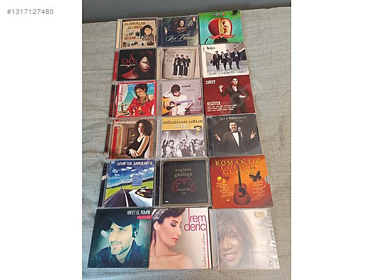 18 Adet Karışık Orijinal CD Lotu (2 Adet Sıfır Jelatinli
