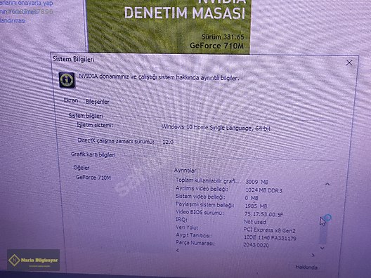 TOSHİBA C55-A SAĞLAM ANAKART İNTEL / NVDİA GEFORCE 710M VİDEOLU