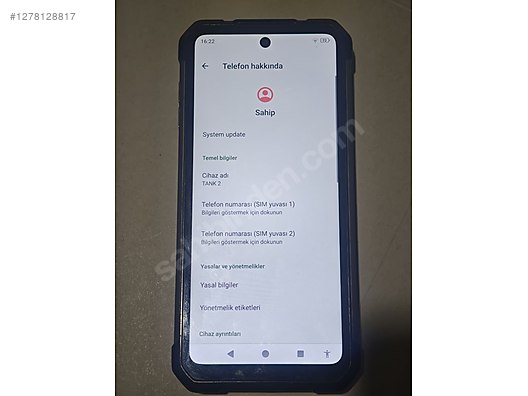 İkinci El 256 GB Unihertz Tank 2 Android Cep Telefonu