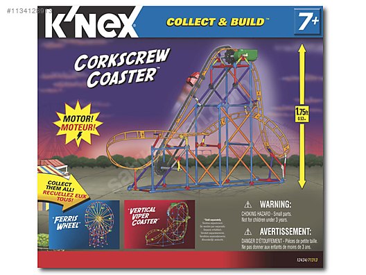 MOTORLU 12434 K Nex Collect Build Corkscrew Coaster Knex at