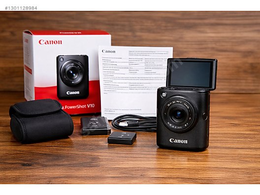 Canon PowerShot V10 Kutulu, Faturalı Temiz Kullanım 24.900