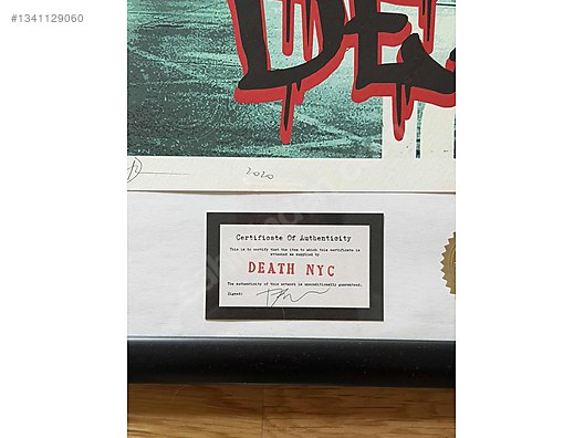 版画 DEATH NYC AW62 DEATH NYC Joker sahibinden.comda - 1341129060
