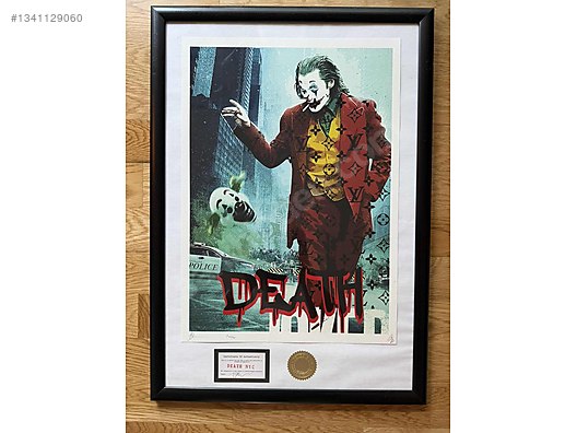版画 DEATH NYC AW62 DEATH NYC Joker sahibinden.comda - 1341129060