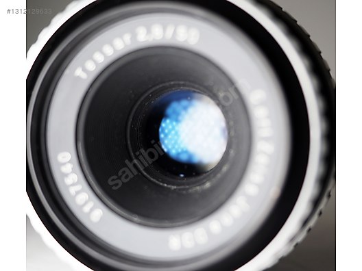 Lensler / Carl Zeiss Jena Tessar DDR 50mm f/2.8 M42 Zebra Lens