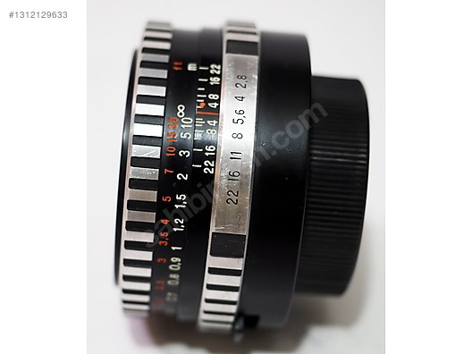 Lenses / Carl Zeiss Jena Tessar DDR 50mm f/2.8 M42 Zebra Lens on