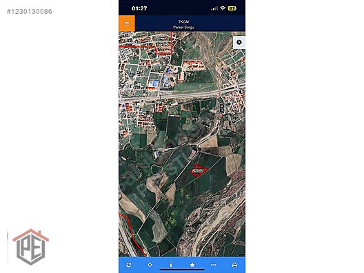 ** PRESTİJ EMLAKTAN EKİNYOLUNDA SATILIK TARLA ** #1230130086
