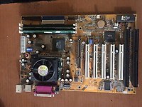 Gigabyte GA-6VXE7+ model socet 370 çift İSA slot P3 ANAKART... #202130210