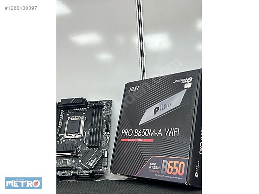 MSI PRO B650M-A Wi-Fi DDR5 Anakart - Anakart ve Tüm Masaüstü Bilgisayar Parçaları sahibinden.com'da