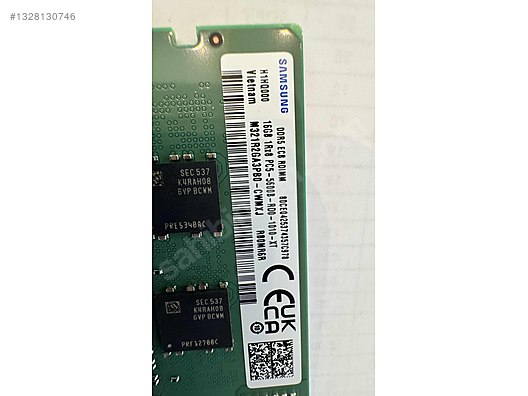 Samsung DDR5 16GB 5600MHz 【最終値下げ】 SAMSUNG 16GB DDR5 5600Mhz ECC WS/SUNUCU Ram Bellek on sahibinden