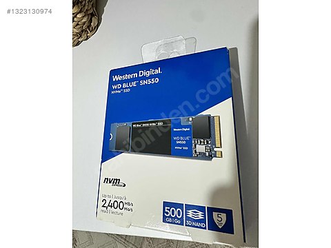 WD BLUE SN550 500gb ssd SIFIR sahibinden.comda - 1323130974