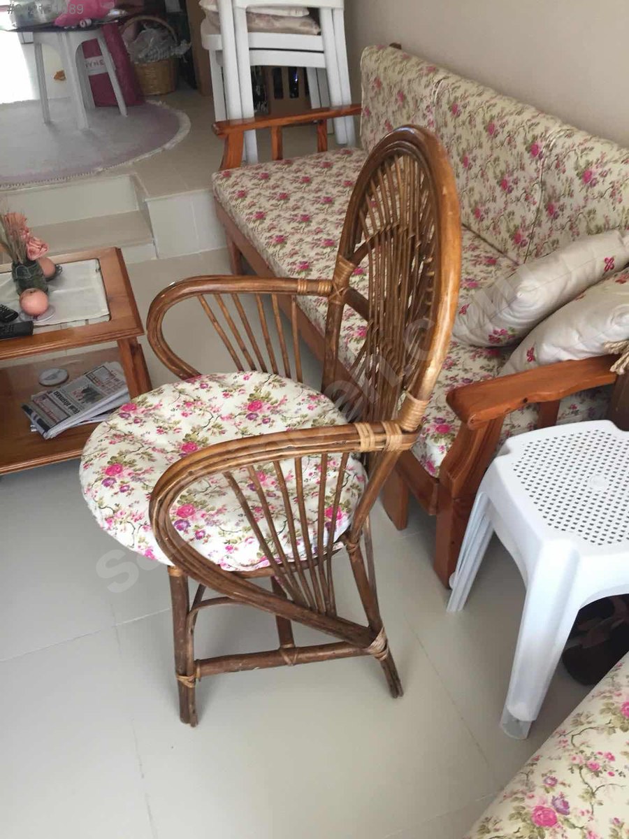 İkinci El Bambu Masa &amp; Sandalye Takımı