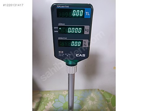 CAS AP ONAYLI 15 KG FİYAT HESAPLAMALI ELEKTRONİK TERAZİ - Tezgah Üstü ...