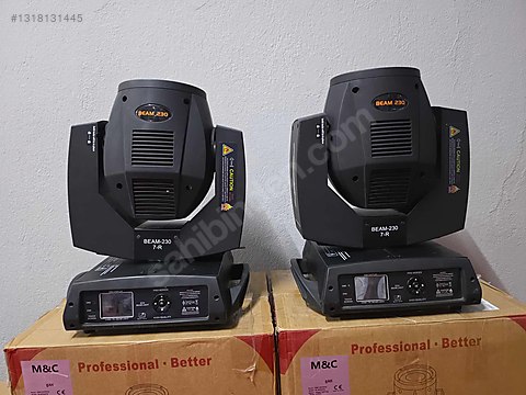 BEAM 230W ライティング機材 2台セット (1) STAGEART BEAM 230 7r TERTEMİZ sahibinden.comda - 1318131445