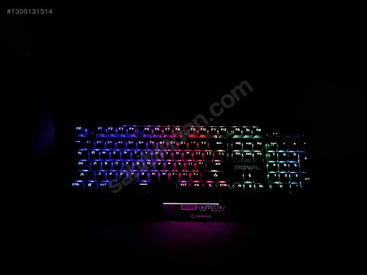 Rowl Rowl Marka Mekanik Gaming Oyuncu Klavyesi RGB aydınlatmalı. - Rowl ...