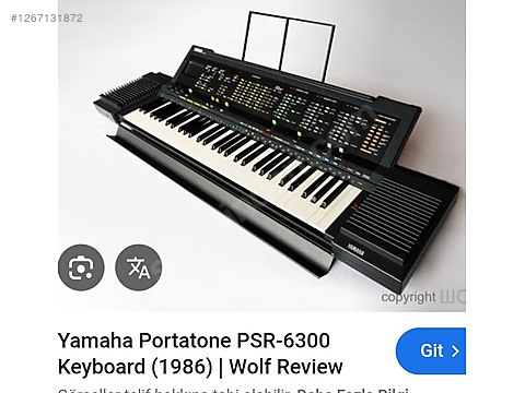 の*パ様 YAMAHA PSR-6300 キーボーディシモII　ポータトーン YAMAHA PSR-6300 Keyboard on sahibinden.com - 1267131872