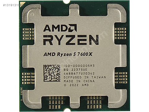 AMD Ryzen 5 7600X Altı Çekirdek 4.7 GHz İşlemci sahibinden.comda
