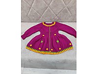 Cocuk elbisesi özel el örgü