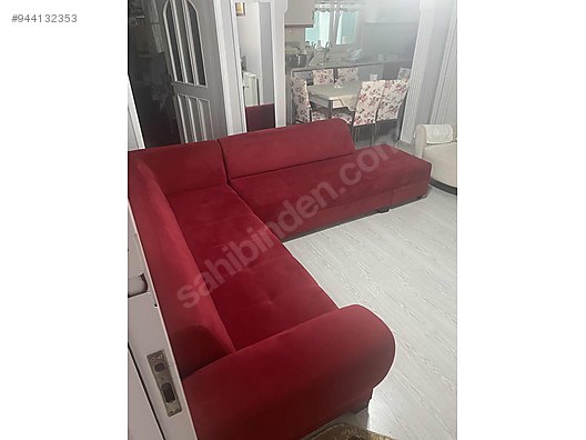 Temiz Kirmizi L Koltuk Kose Koltuk Takimi Ilanlari Sahibinden Com Da 944132353