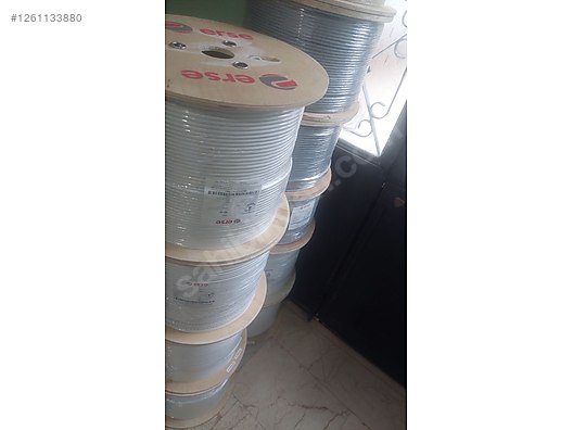 TV KABLOSU RG6 U6 ERSE MARKA ( TAM BAKIR DIR ) - Kablo ve Yapı Malzemeleri sahibinden.com'da