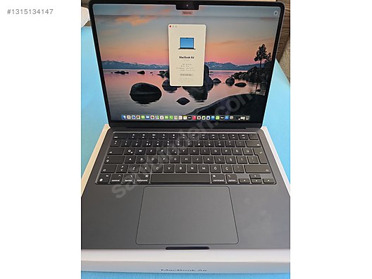 Apple Macbook / Macbook air M2 16gb 256gb 25 devir - Sıfırdan