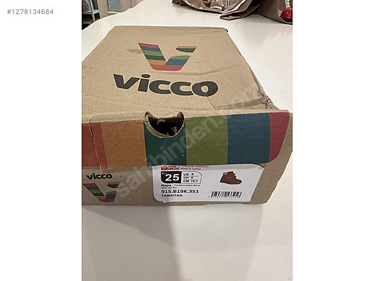 25 numara vicco taba renk deri bot - Vicco Ayakkabı sahibinden.com'da