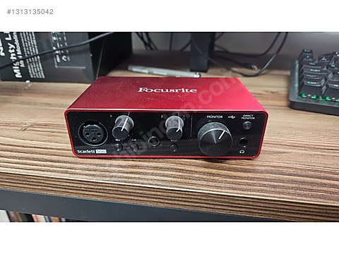 Focusrite Scarlett Solo Gen 3 USB Ses Kartı sahibinden.comda