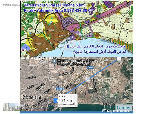 mersin tarsus yolu 5 parsel 35 donum kiralik arsa limana 5 km kiralik arsa ilanlari sahibinden com da 895135202