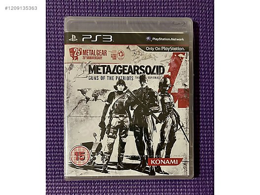 Metal Gear Solid 25th Anniversary Edition Sony PS3 sahibinden