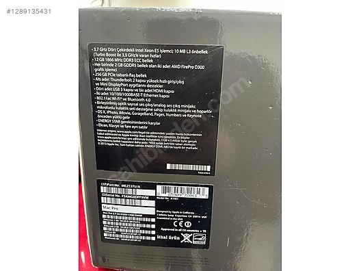 Apple / APPLE MAC PRO (2013 SONU) sahibinden.comda - 1289135431