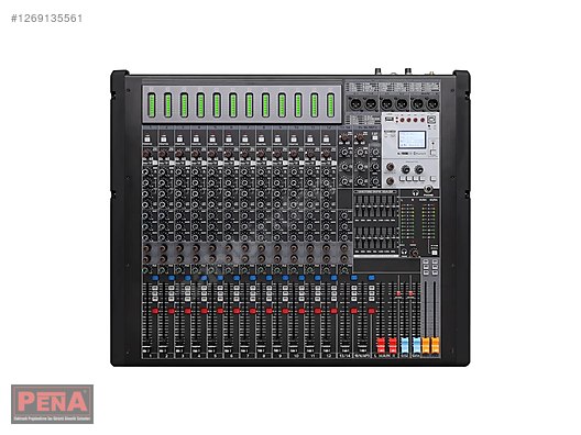 KLANGMEİSTER LİVE-16 16 KANAL ÇİFT DSP EFEKTLİ 3 AUX DECK MİKSER