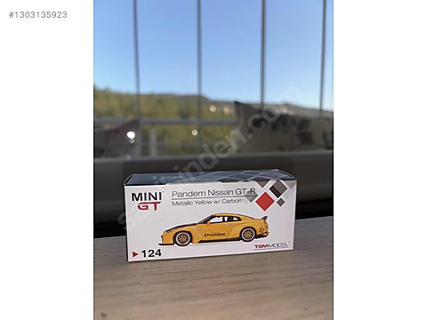 Pandem nissan gtr r35 124 no mini gt sarı on sahibinden.com