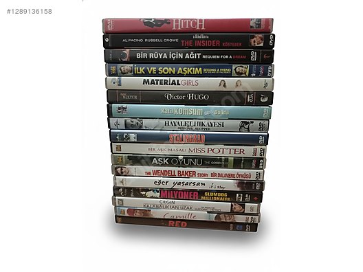 115 Orjinal DVD Toplu satış - Toplu Kitap ve Dergi Satışları