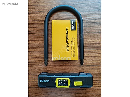 Rolson Kombinasyonlu U Tipi Bisiklet Kilidi at